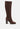 zilly knee high faux suede boots#color_brown